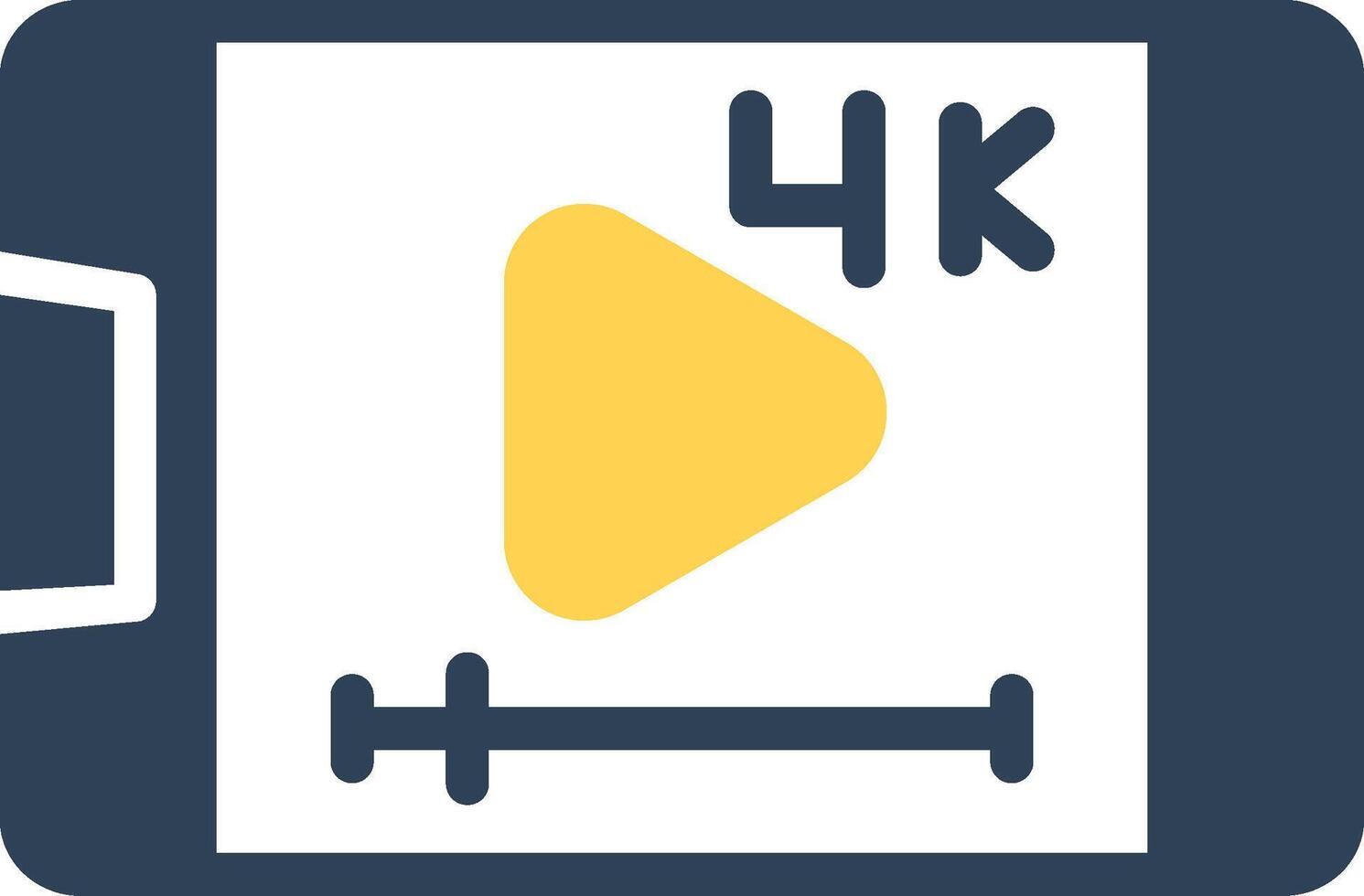 Video Streaming Creative Icon Design vector