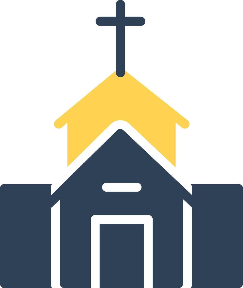 diseño de icono creativo de iglesia vector