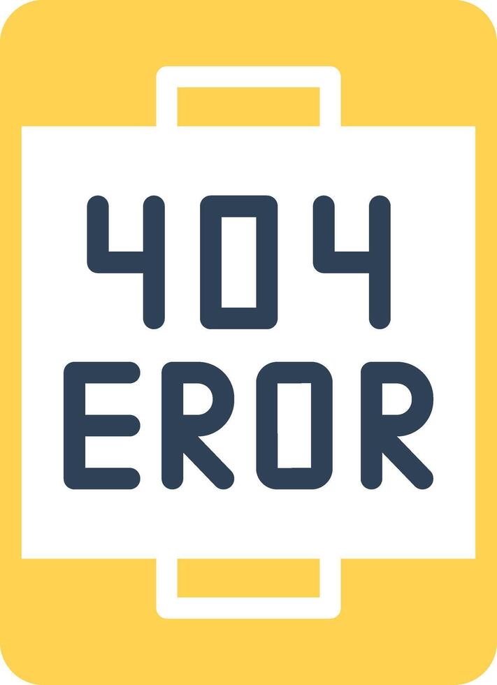 diseño de icono creativo de error vector