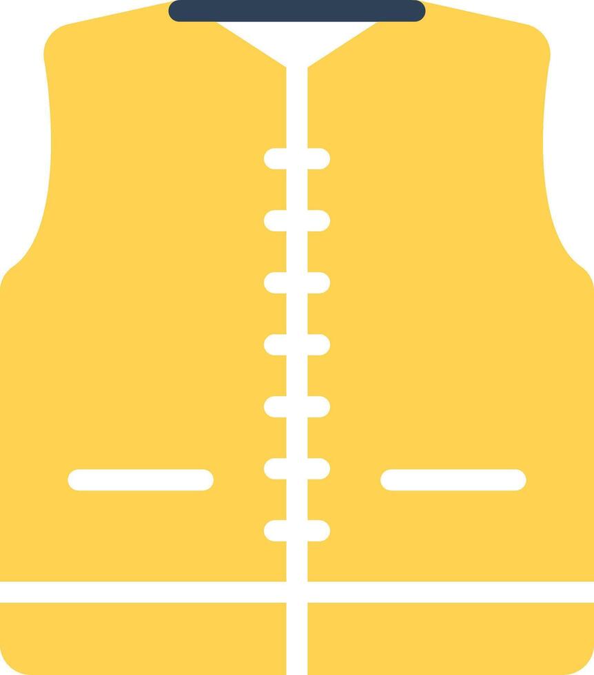 Fishing Vest Creative Icon Design vector