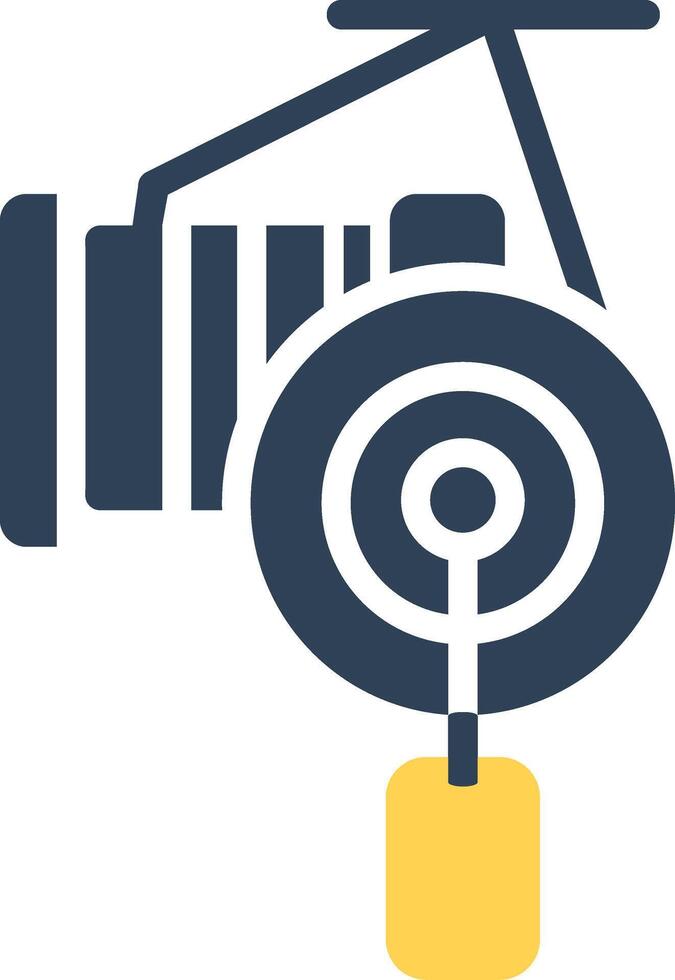 Fishing Reel Creative Icon Design vector