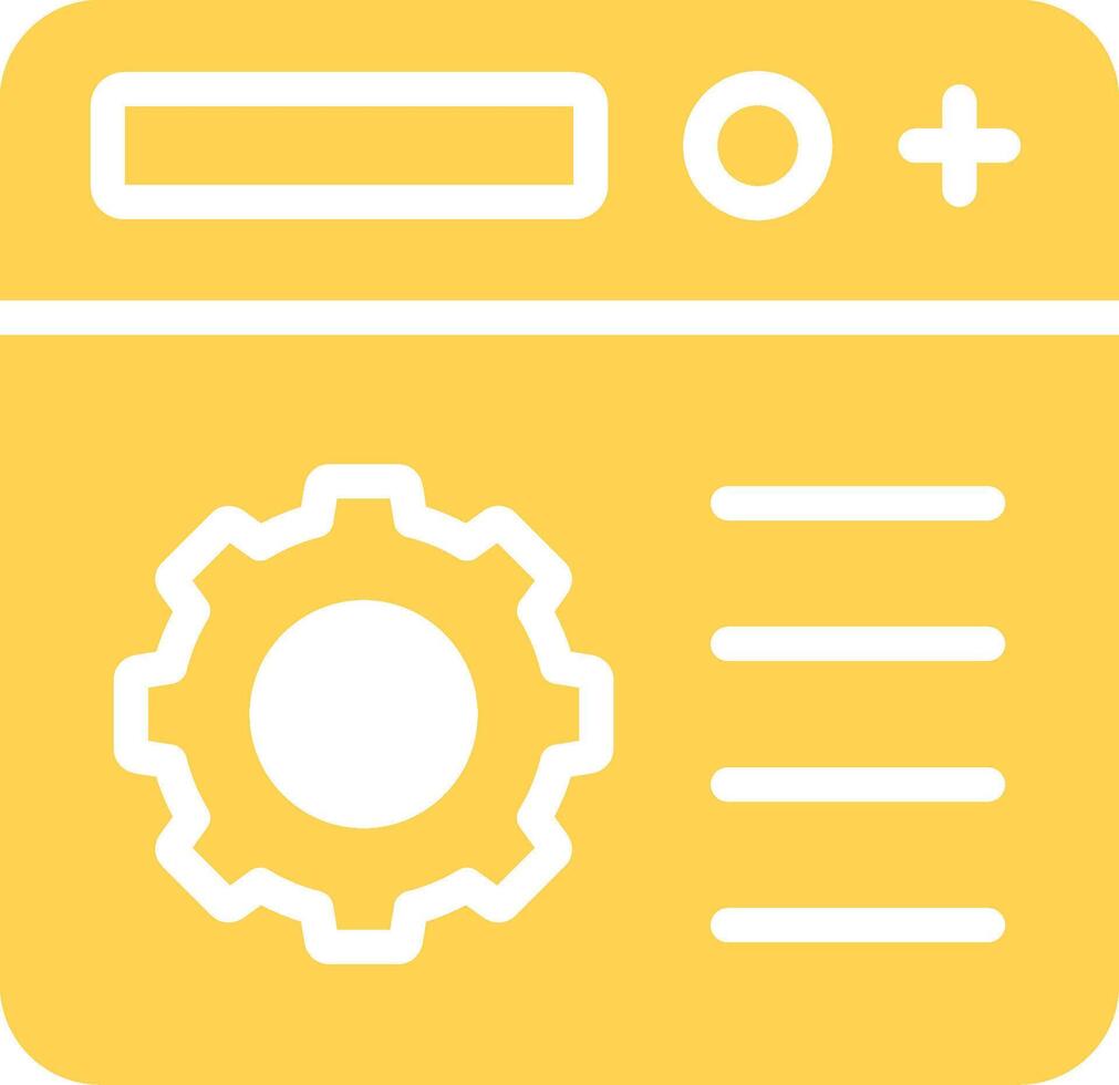 Setting Creative Icon Design vector