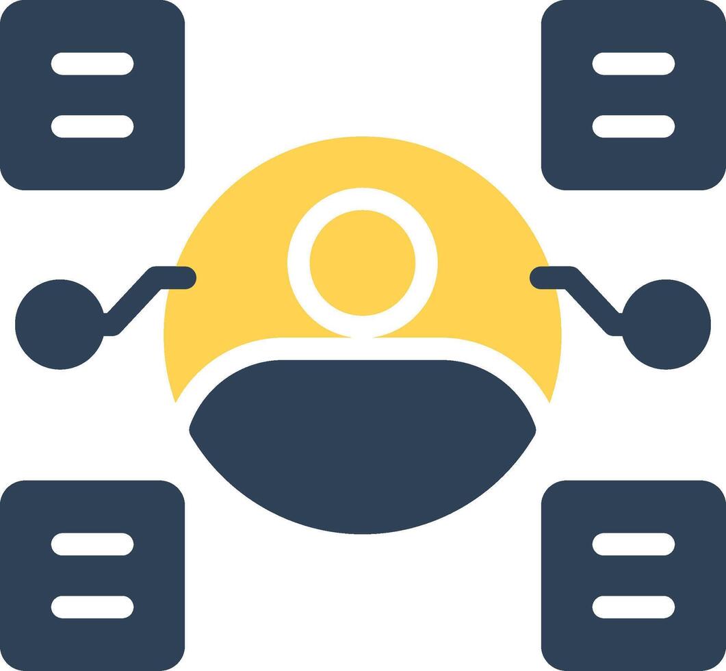 User Predictions Creative Icon Design vector