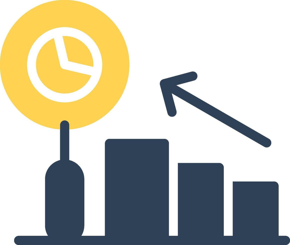 Predictive Analytics Creative Icon Design vector