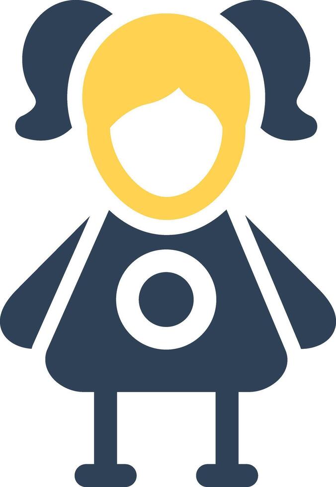 Doll Creative Icon Design vector