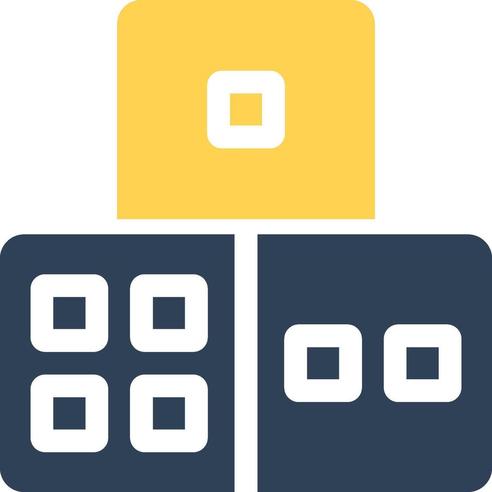 Dice Creative Icon Design vector