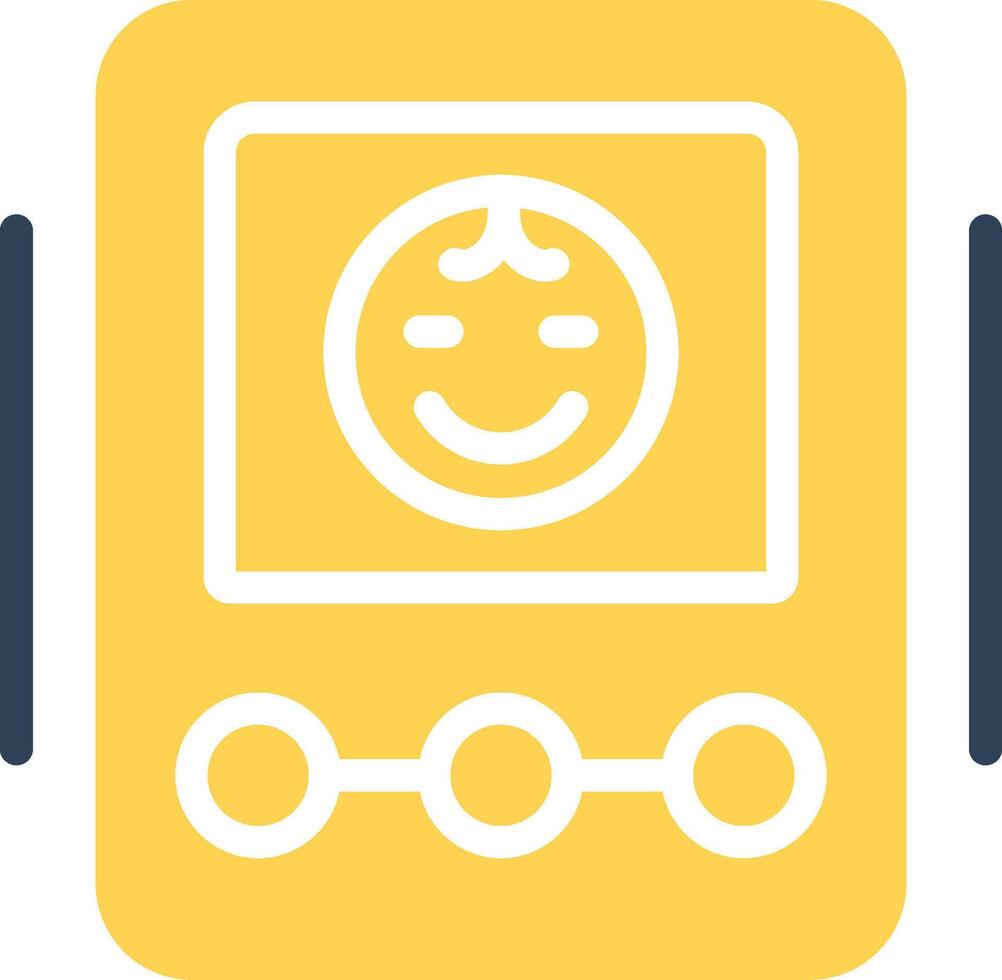 Baby Monitor Creative Icon Design vector