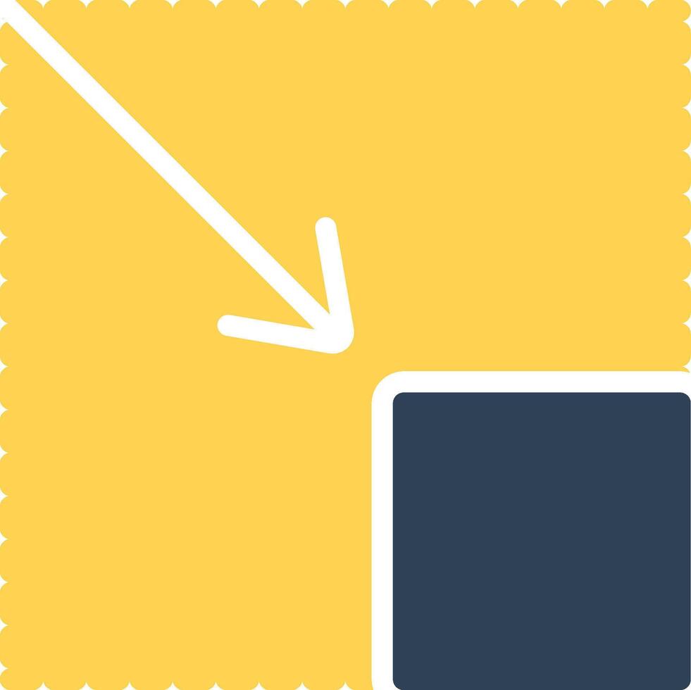 Downsizing Creative Icon Design vector