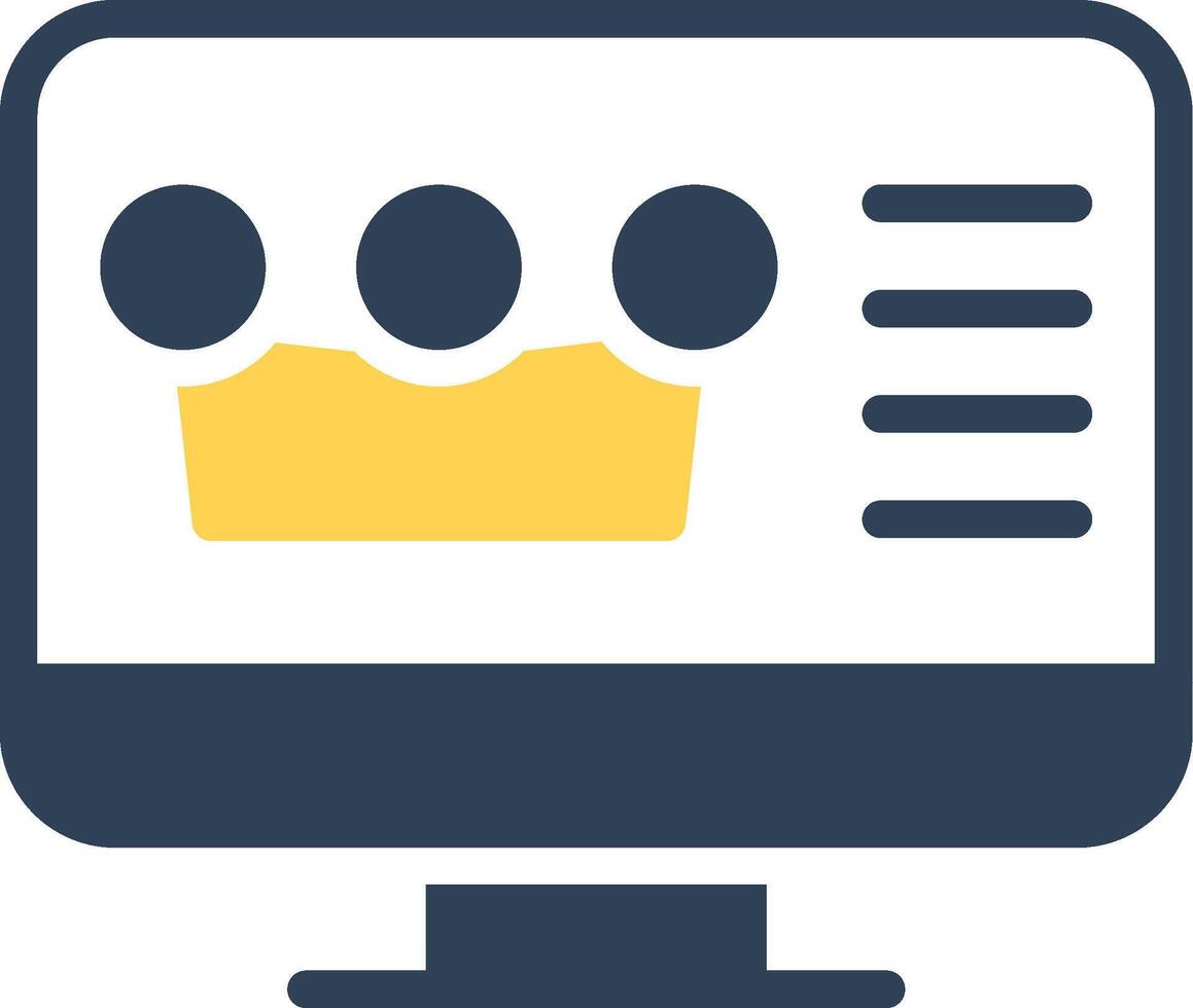 Premium Content Creative Icon Design vector