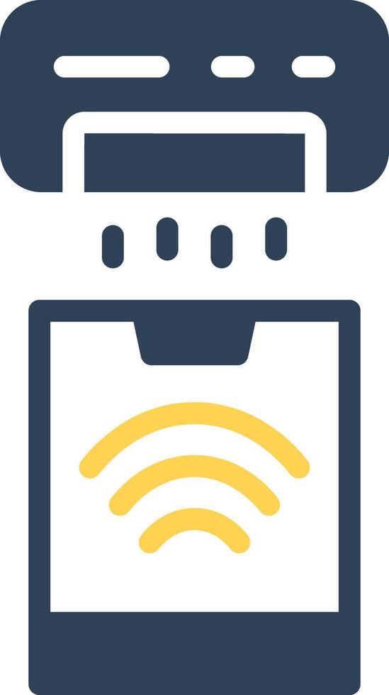 Smart Cooler Creative Icon Design vector