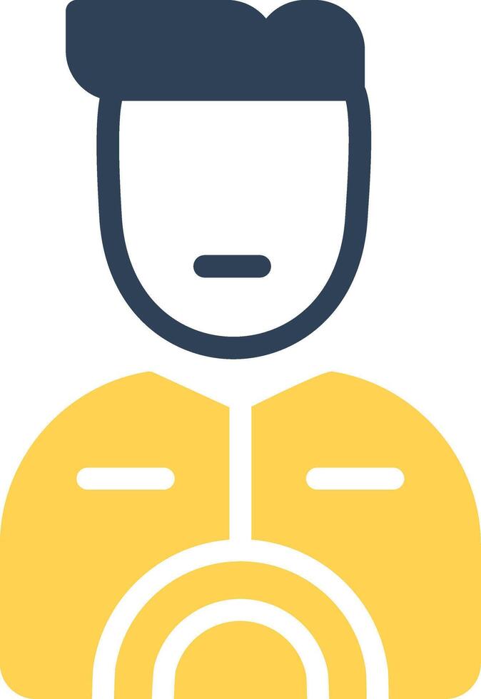 Taxi Driver Creative Icon Design vector
