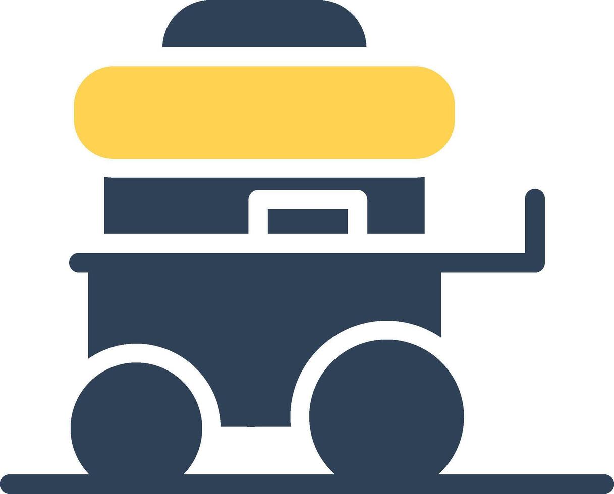 Food Cart Creative Icon Design vector