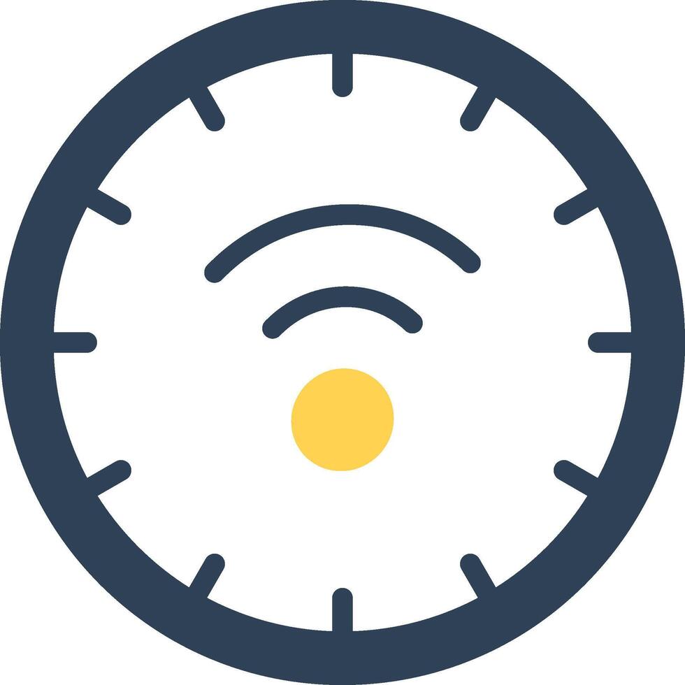 Smart Clock Creative Icon Design vector