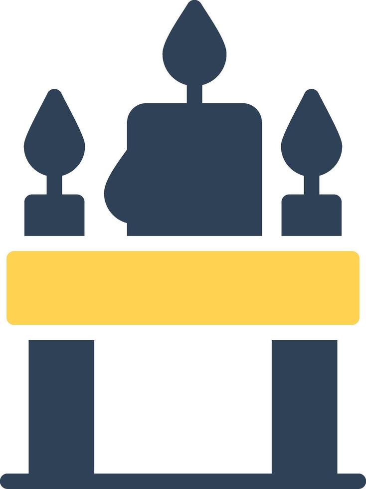 Candles Creative Icon Design vector