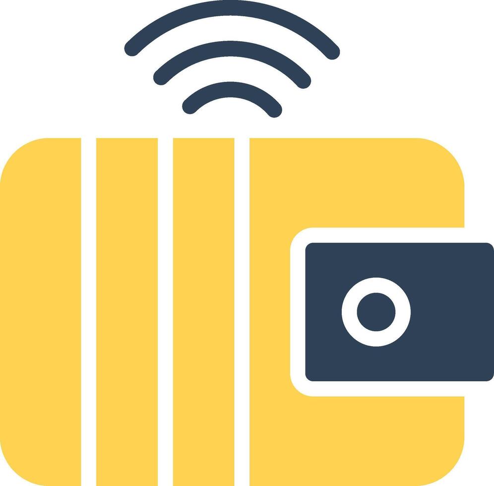 Smart Wallet Creative Icon Design vector