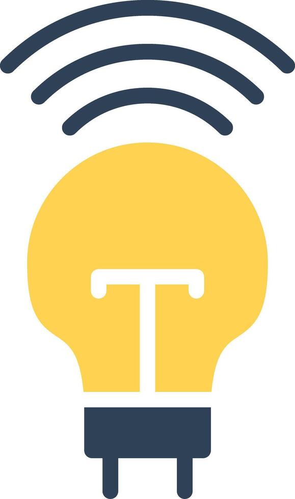 Smart Bulb Creative Icon Design vector