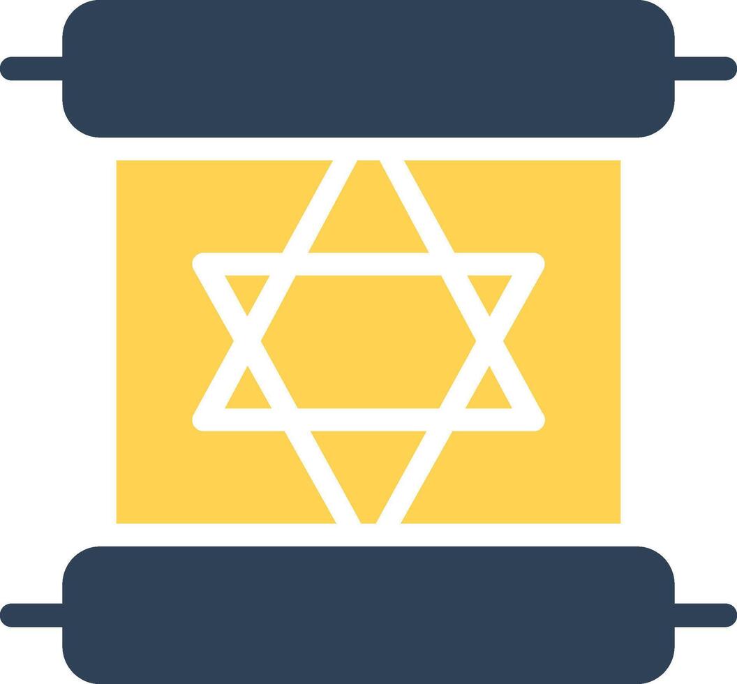Scroll torah Creative Icon Design vector