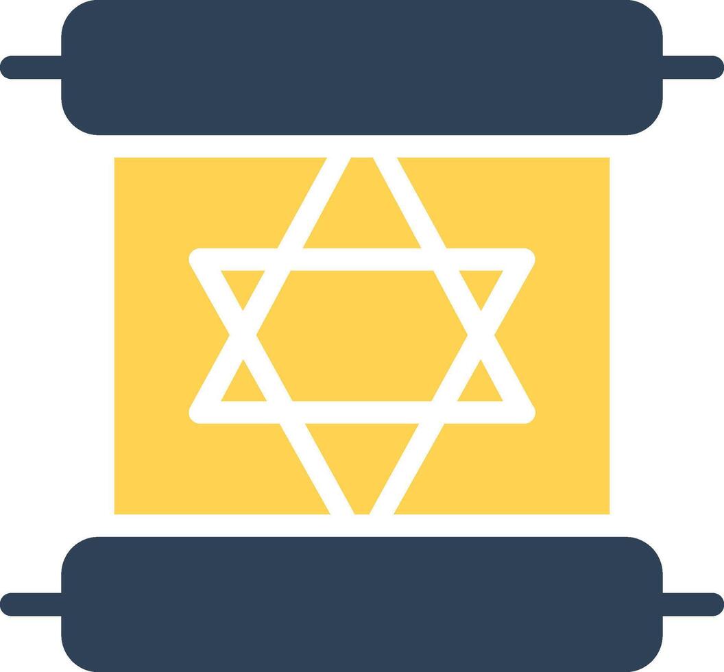 Scroll torah Creative Icon Design vector