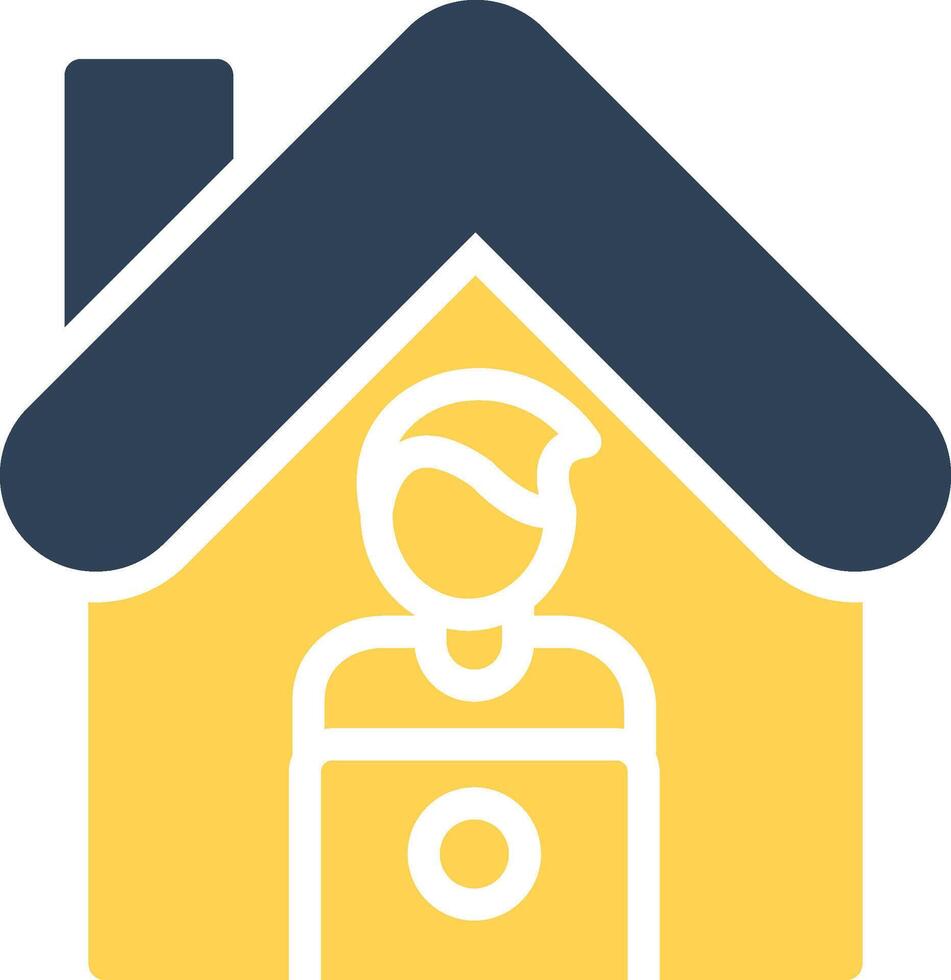 glyph Two Color Design vector