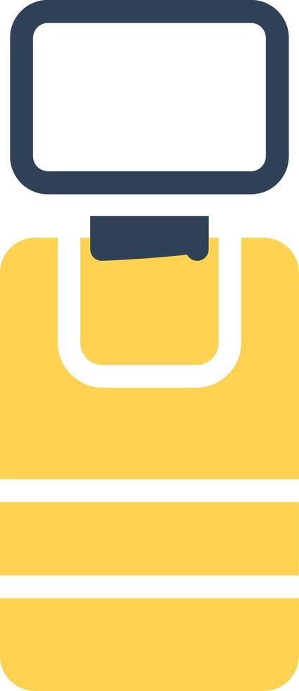 Self Service Terminal Creative Icon Design vector