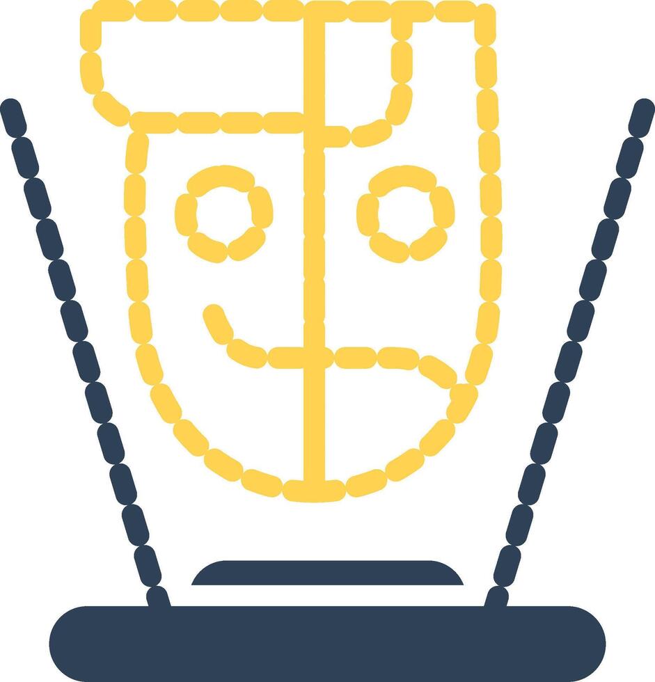 Hologram Creative Icon Design vector