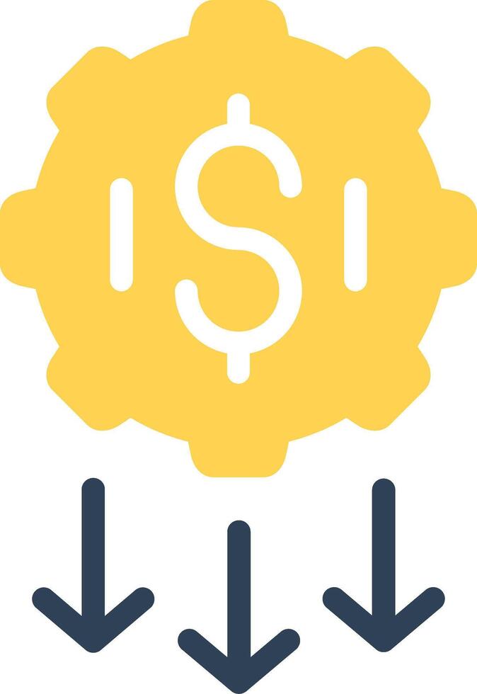 Low Startup Cost Creative Icon Design vector