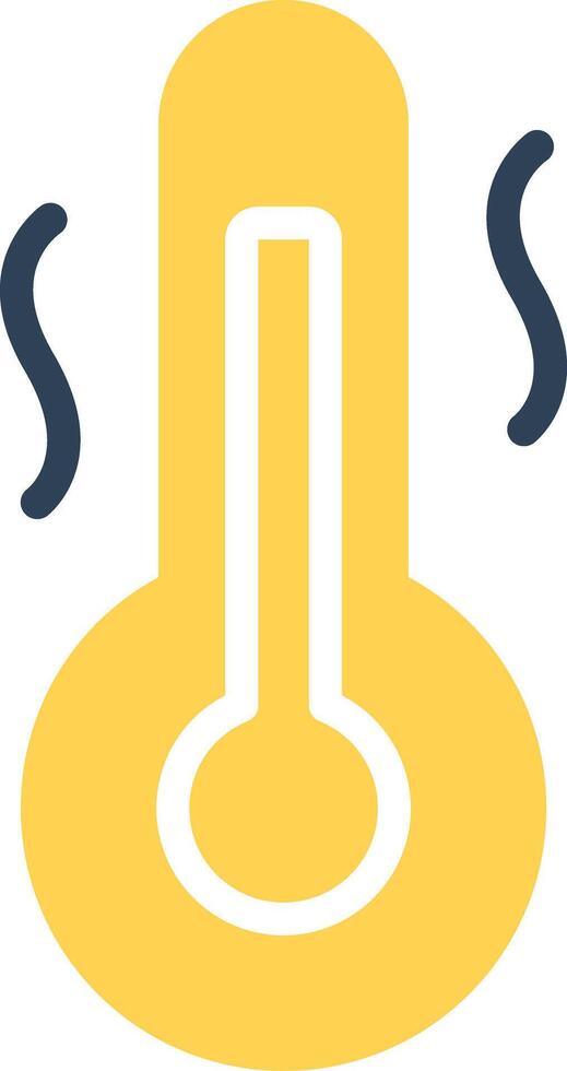 Hot Temperature Creative Icon Design vector