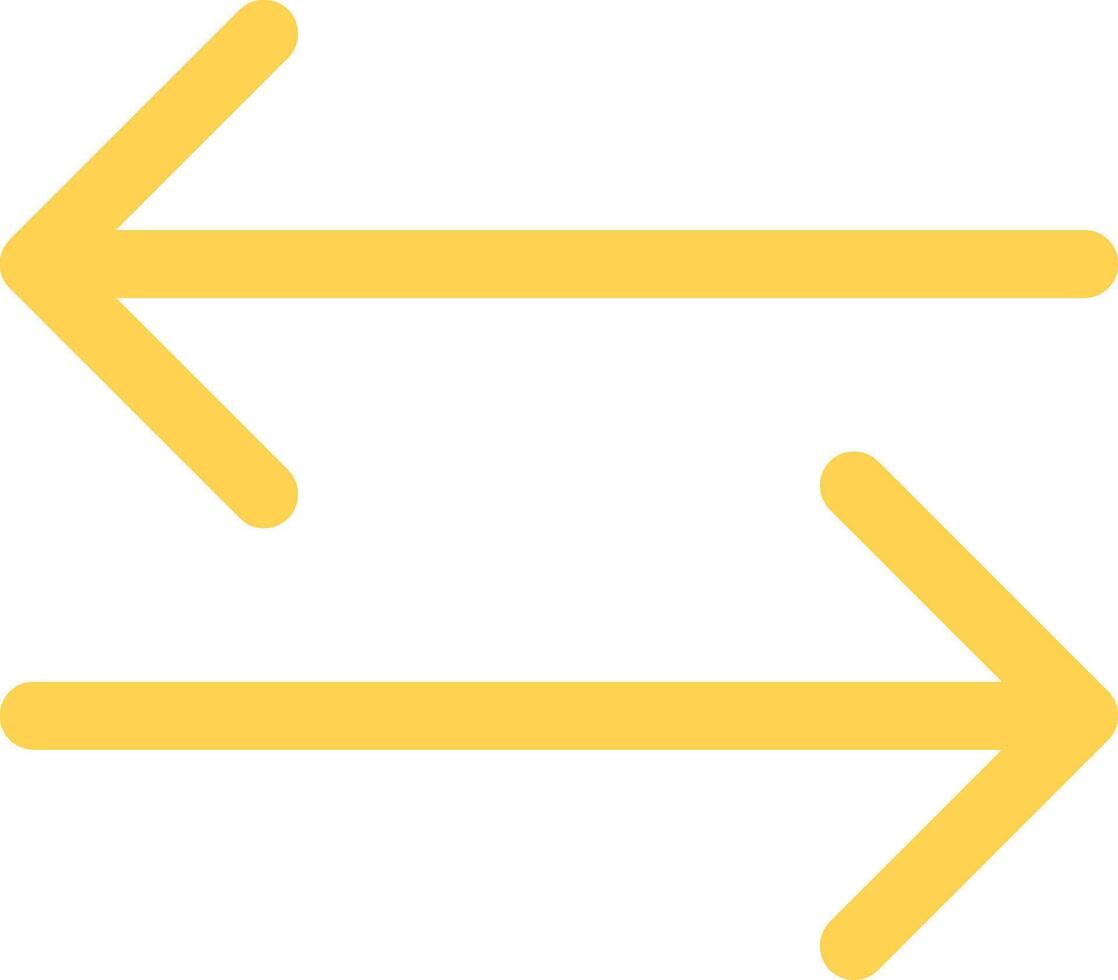 Double Arrow Creative Icon Design vector