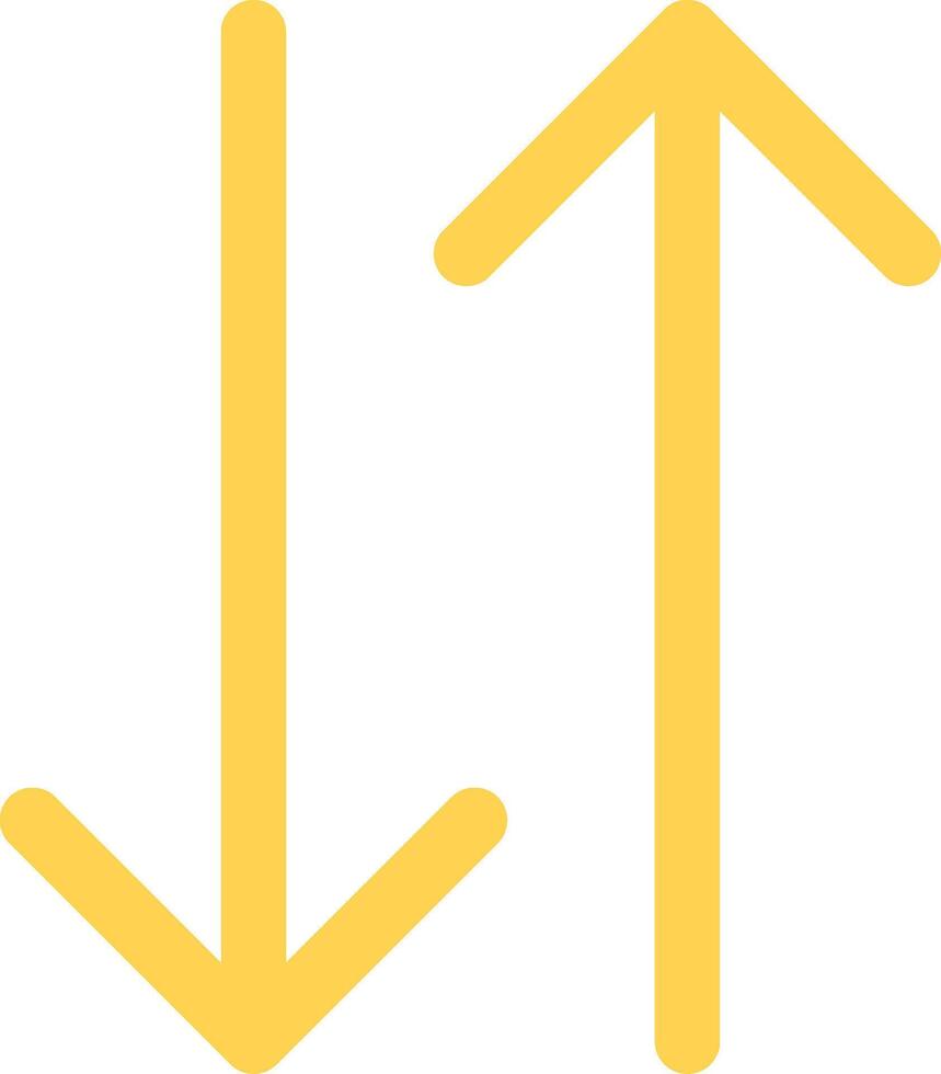 Double Arrow Creative Icon Design vector