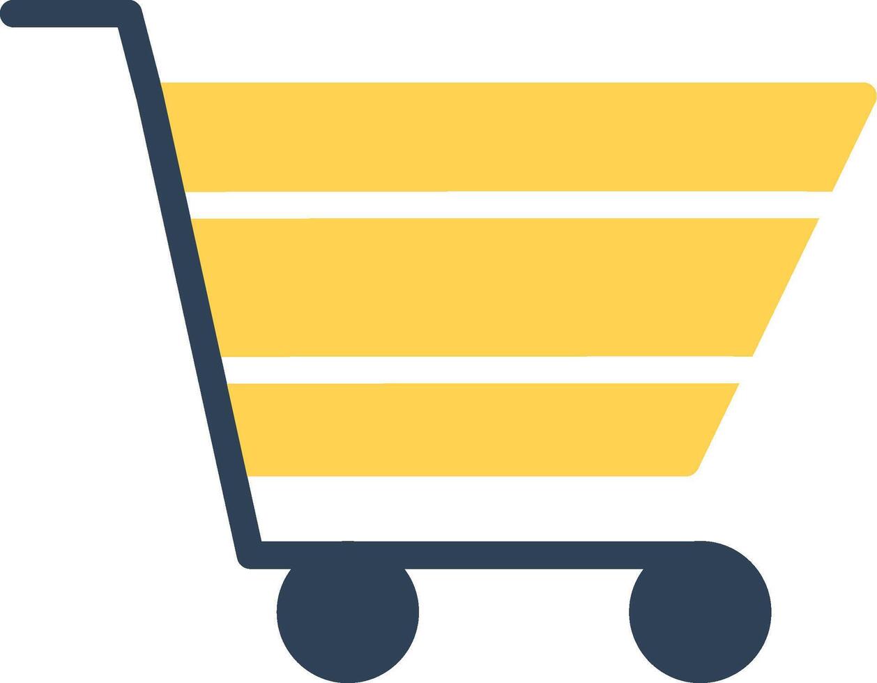 Shopping Cart Creative Icon Design vector