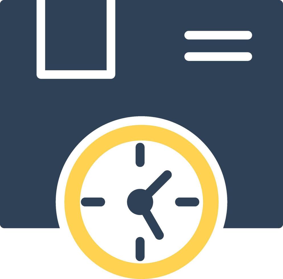 Delivery Time Creative Icon Design vector