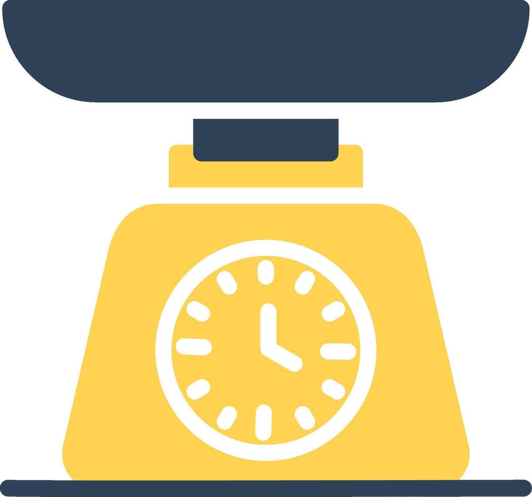 Weighing Machine Creative Icon Design vector