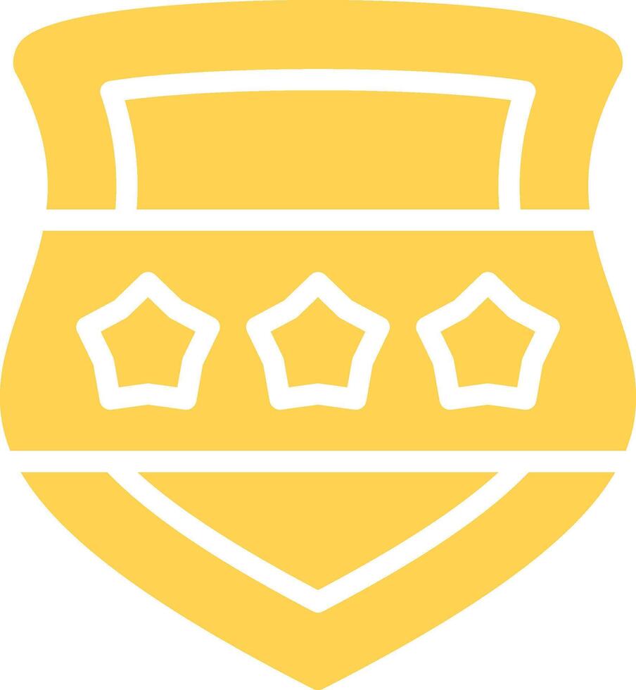Police Shield Creative Icon Design vector