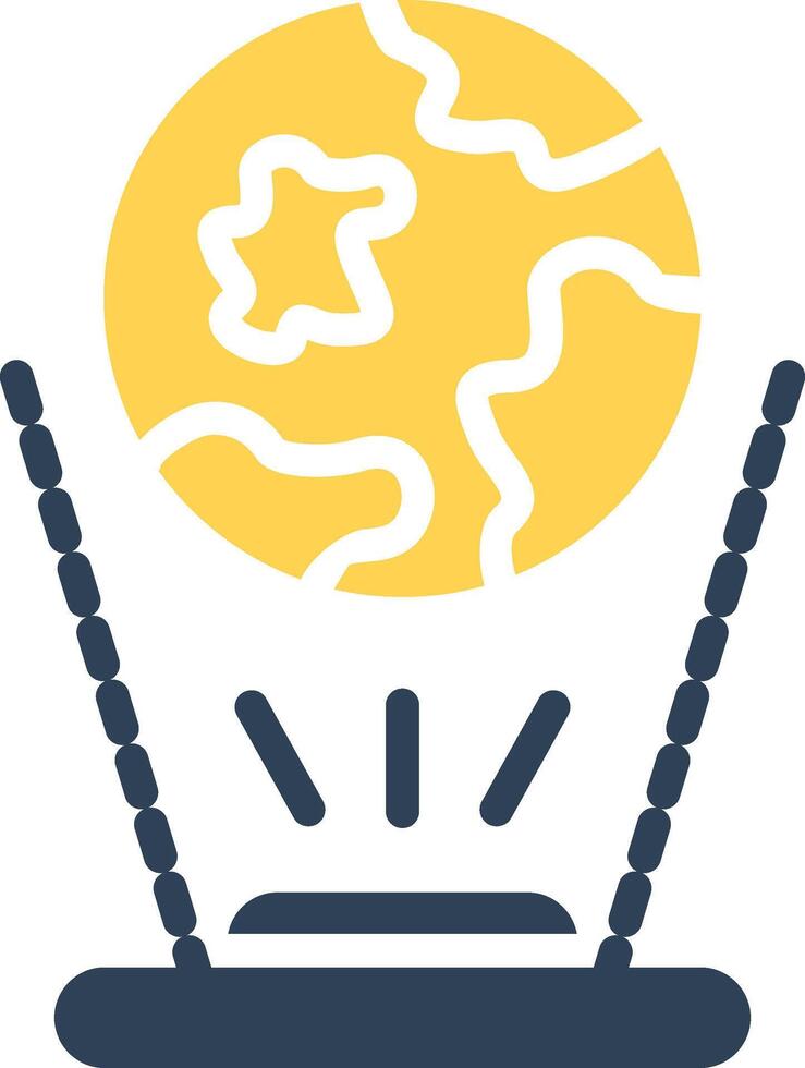Ar World Creative Icon Design vector