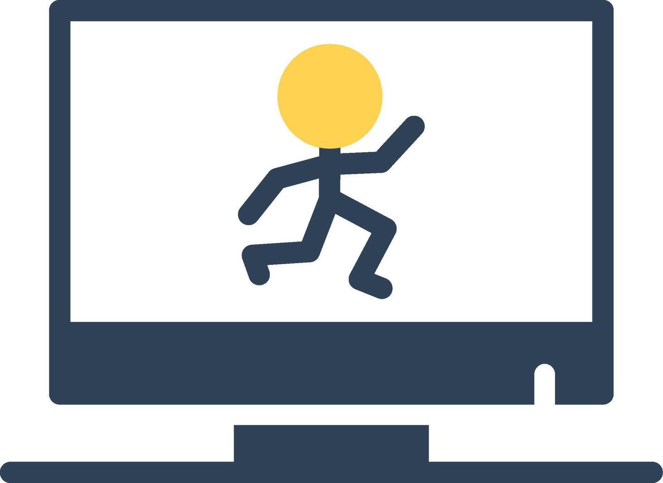Motion Graphic Creative Icon Design vector