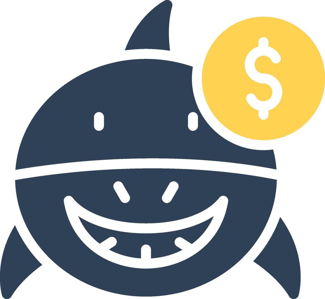 Loan Shark Creative Icon Design vector