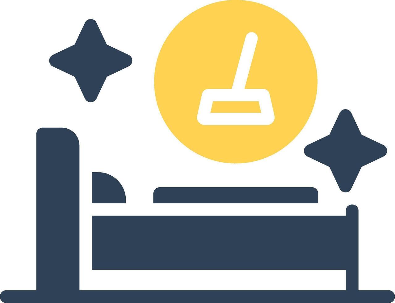 Airbnb Cleaning Creative Icon Design vector