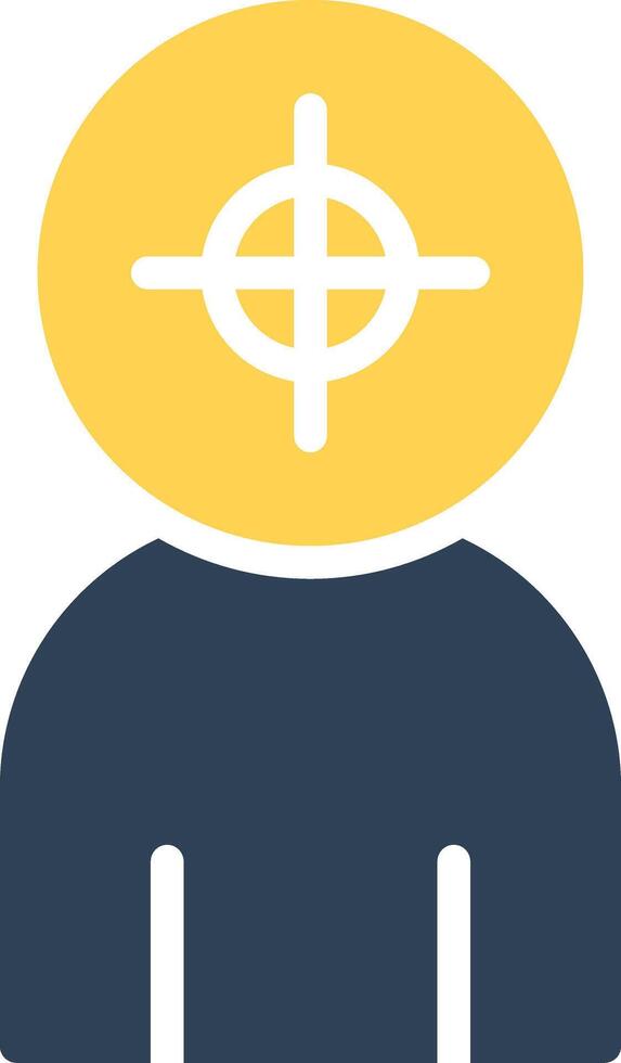 Police Shooting Creative Icon Design vector