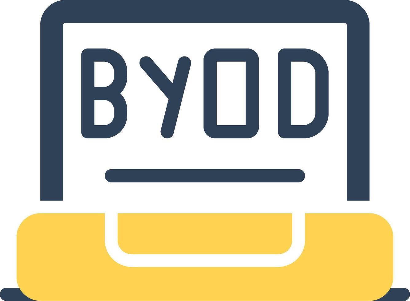 BYOD Tour Creative Icon Design vector