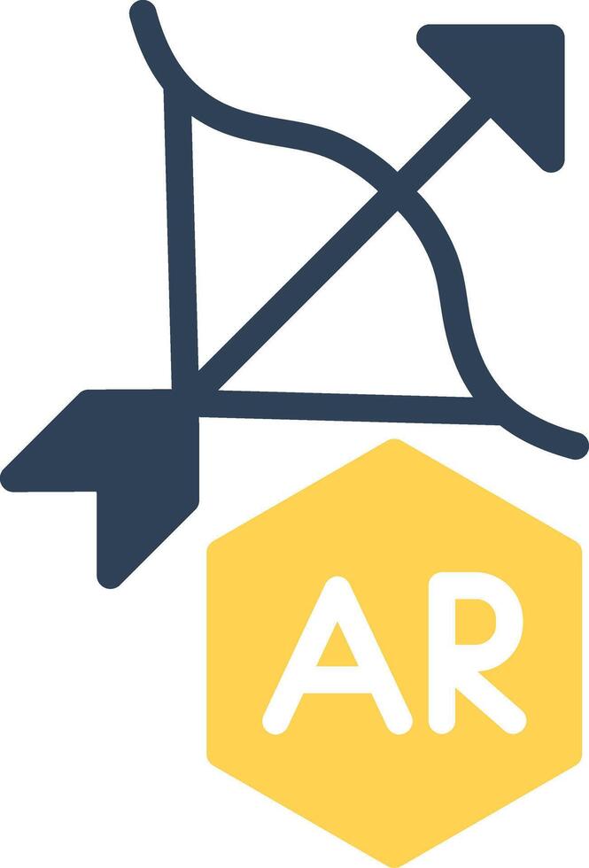 Ar Archery Creative Icon Design vector