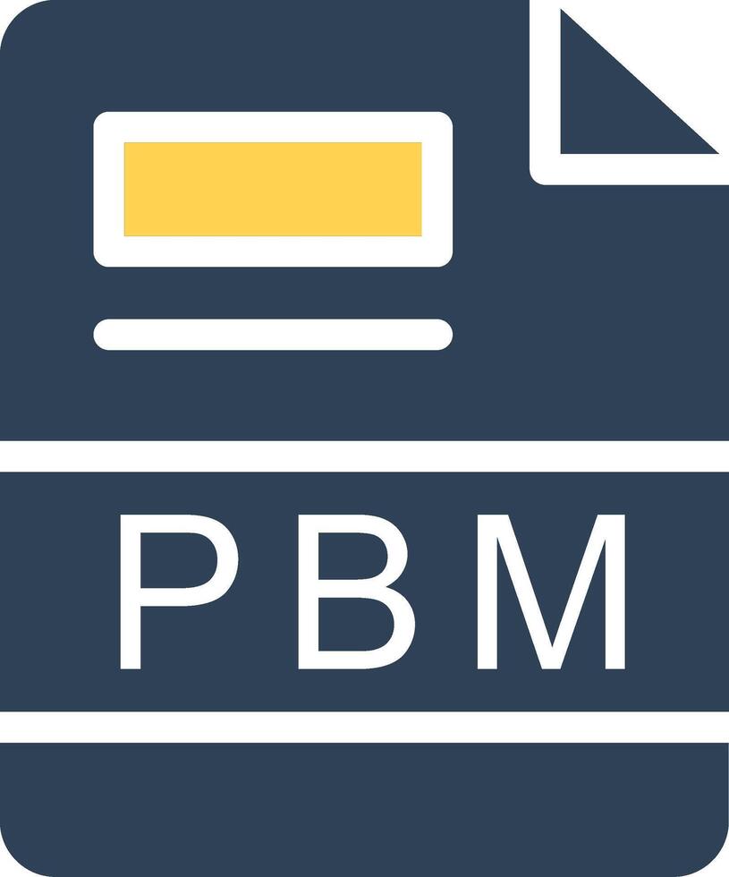 PBM Creative Icon Design vector