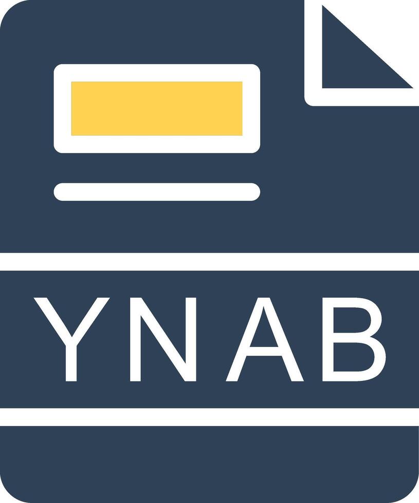 ynab creativo icono diseño vector