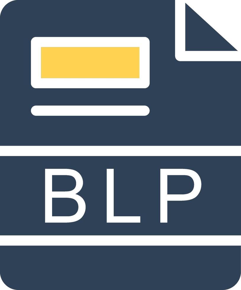 BLP Creative Icon Design vector