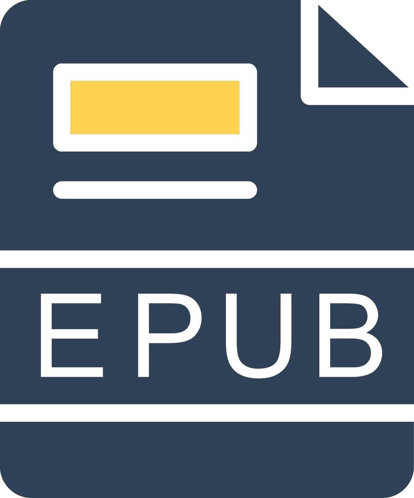 EPUB Creative Icon Design vector