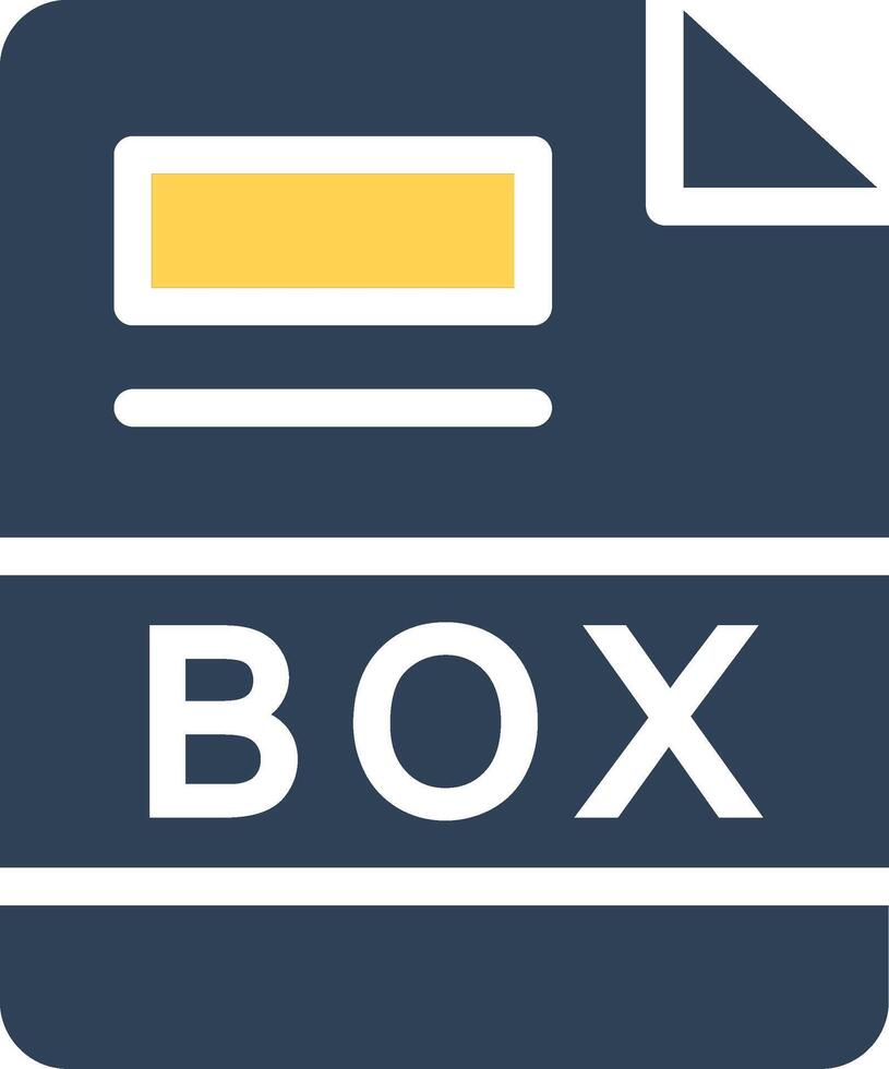 BOX Creative Icon Design vector