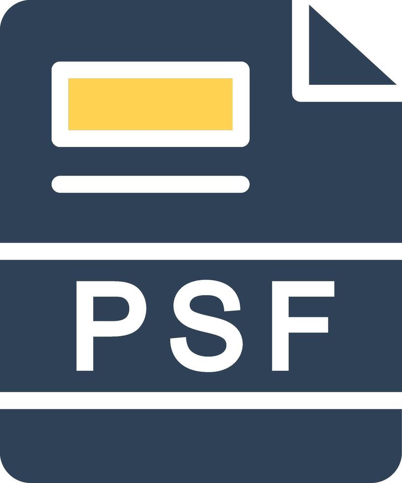 PSF Creative Icon Design vector
