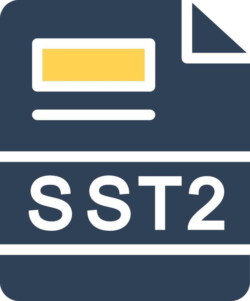 SST2 Creative Icon Design vector