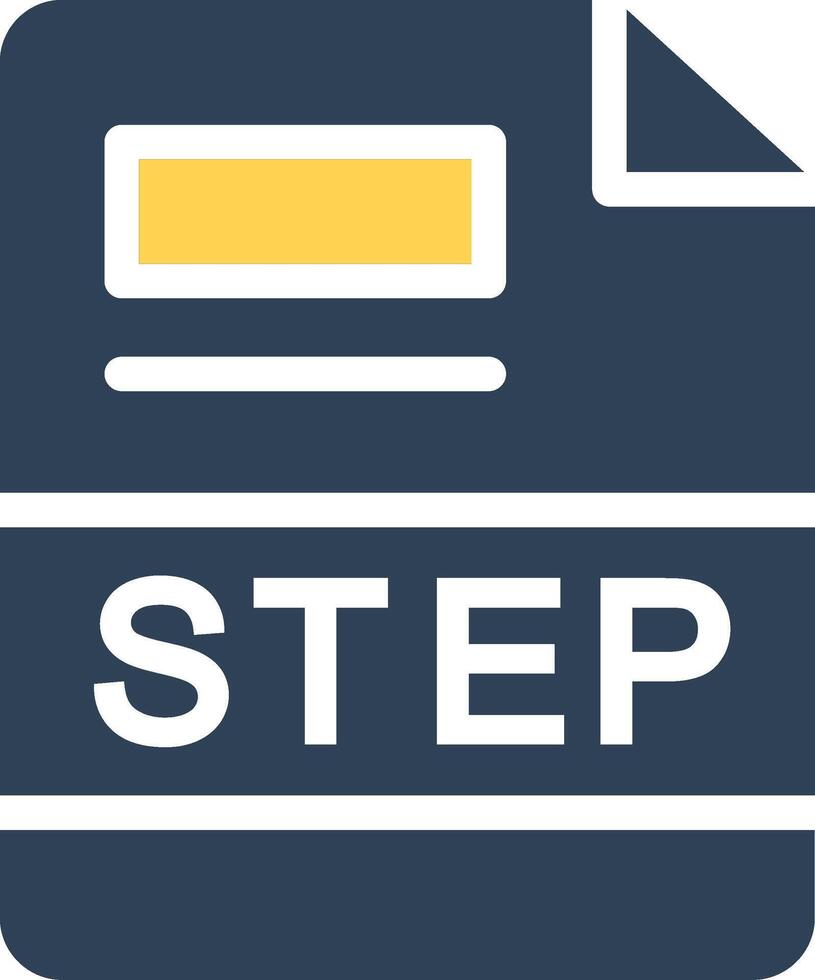 STEP Creative Icon Design vector