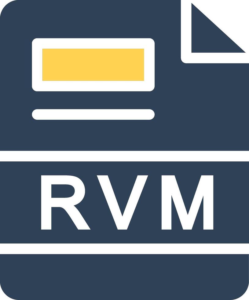 RVM Creative Icon Design vector