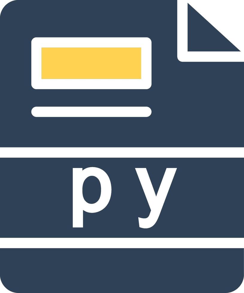 py Creative Icon Design vector